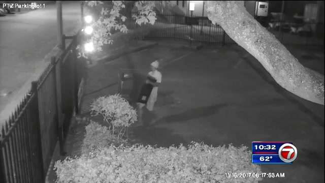 Thief caught on camera stealing motor from Haitian studies center in ...