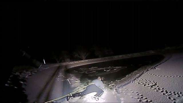 New Jersey police officer rescues dog from icy pond - WSVN 7News ...