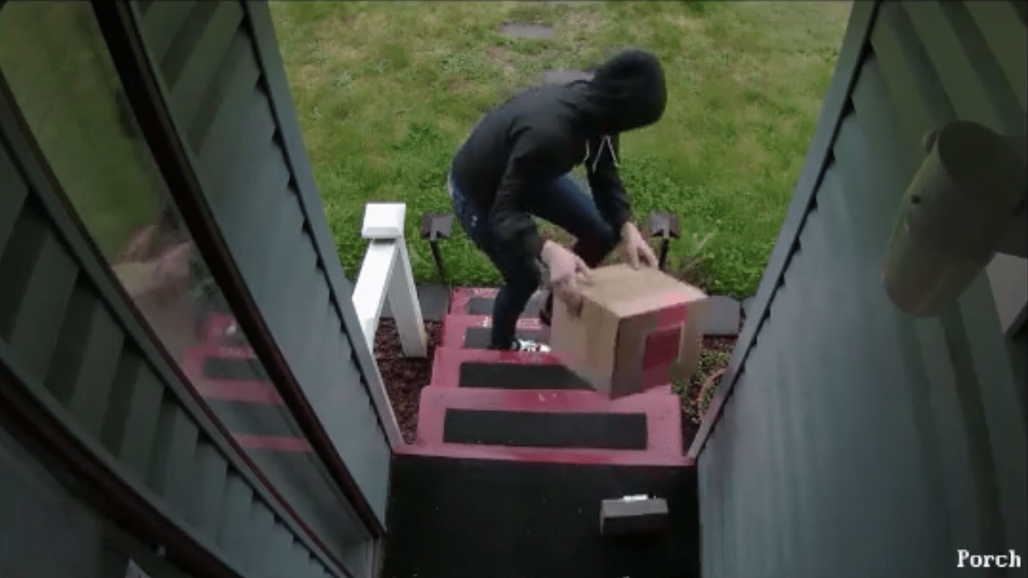 Man posts video of his epic revenge on porch pirates using glitter