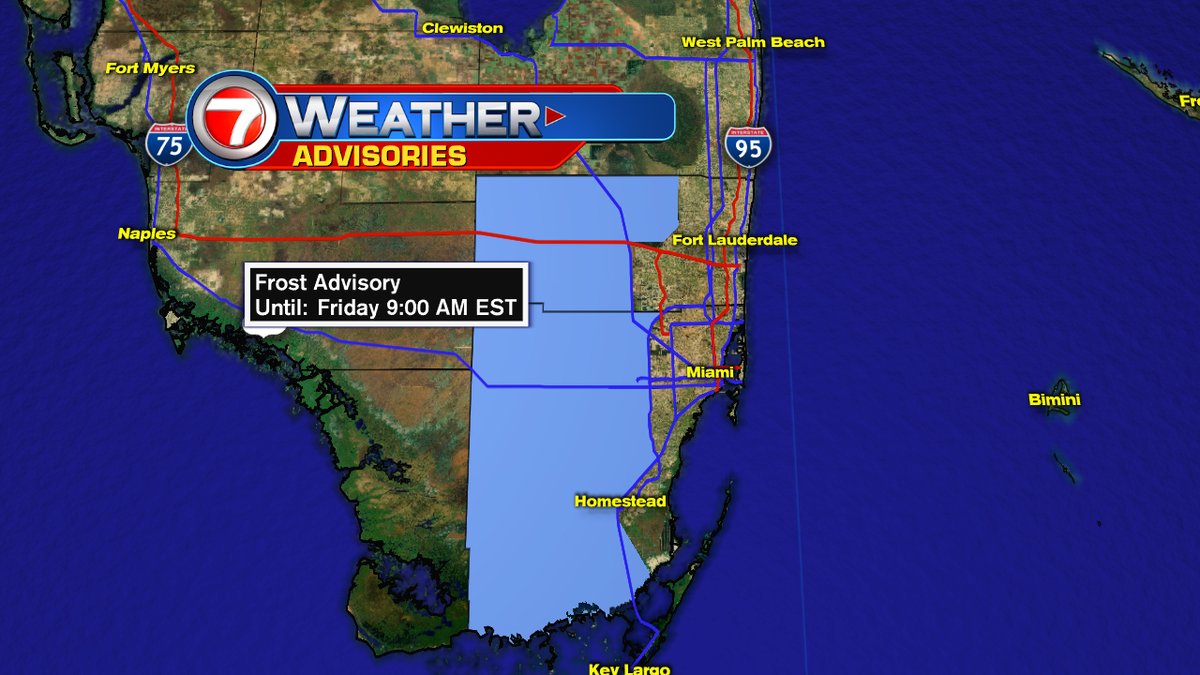 Frost advisory issued for parts - 180104 Frost Advisory 