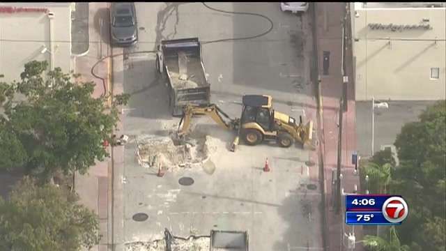 Crews cap gas leak in Miami Beach - WSVN 7News | Miami News, Weather ...