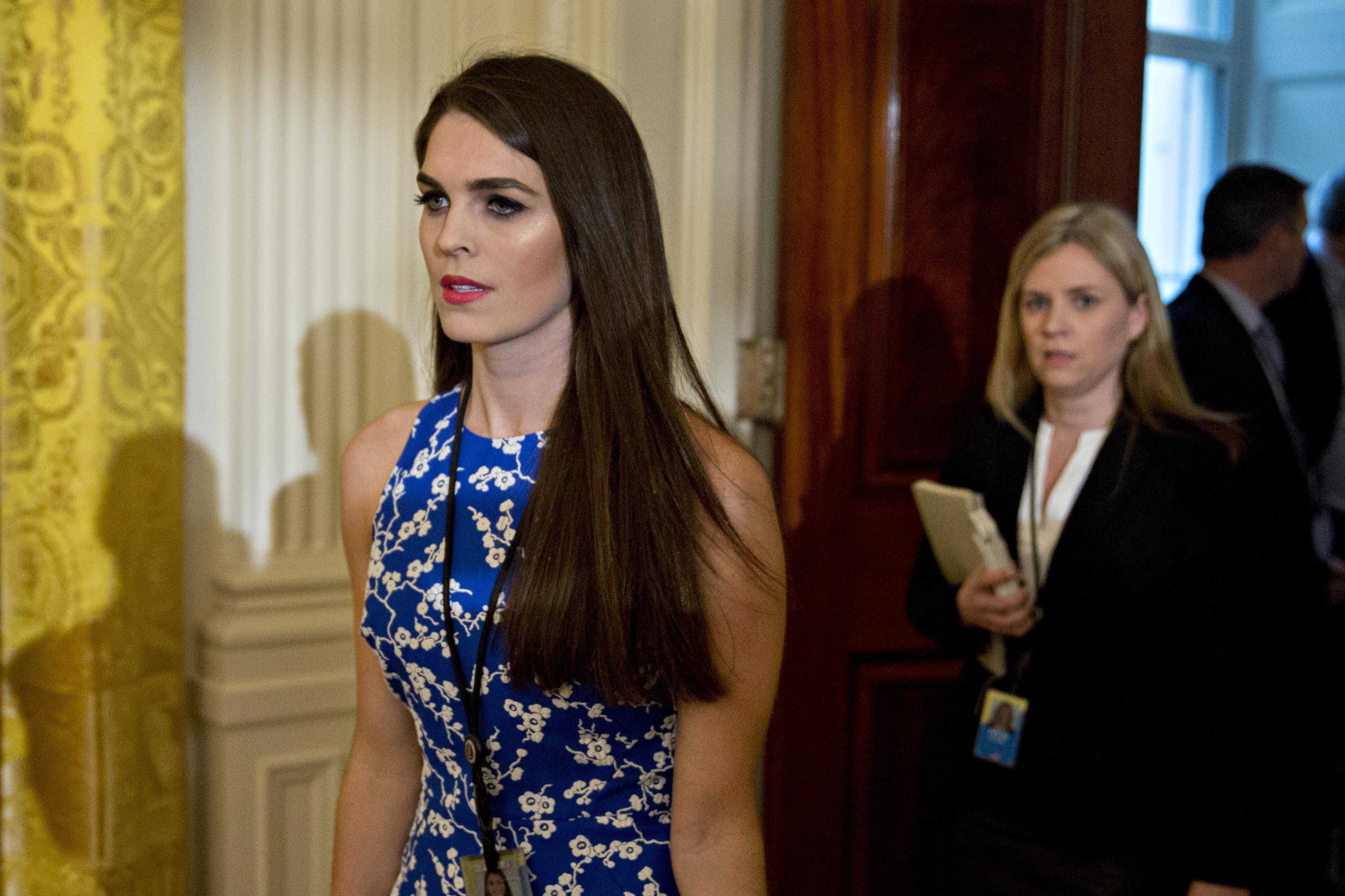 Communications director Hope Hicks resigning from the White House