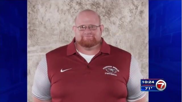 MSD football team Aaron Feis family read Dolphins team s draft picks