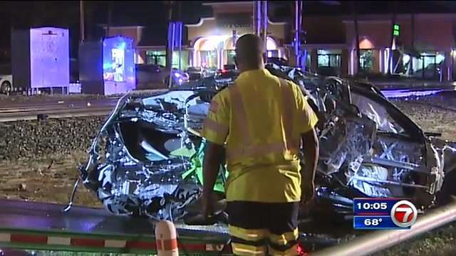 Driver OK after Brightline train slams into car in Deerfield Beach ...