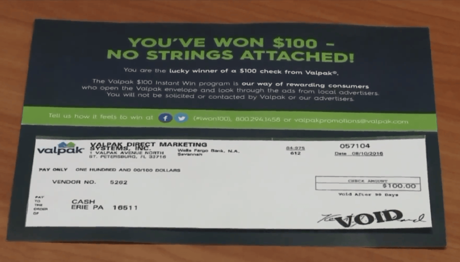 You may have a check for $100 in your mail, and it’s not a scam - WSVN ...
