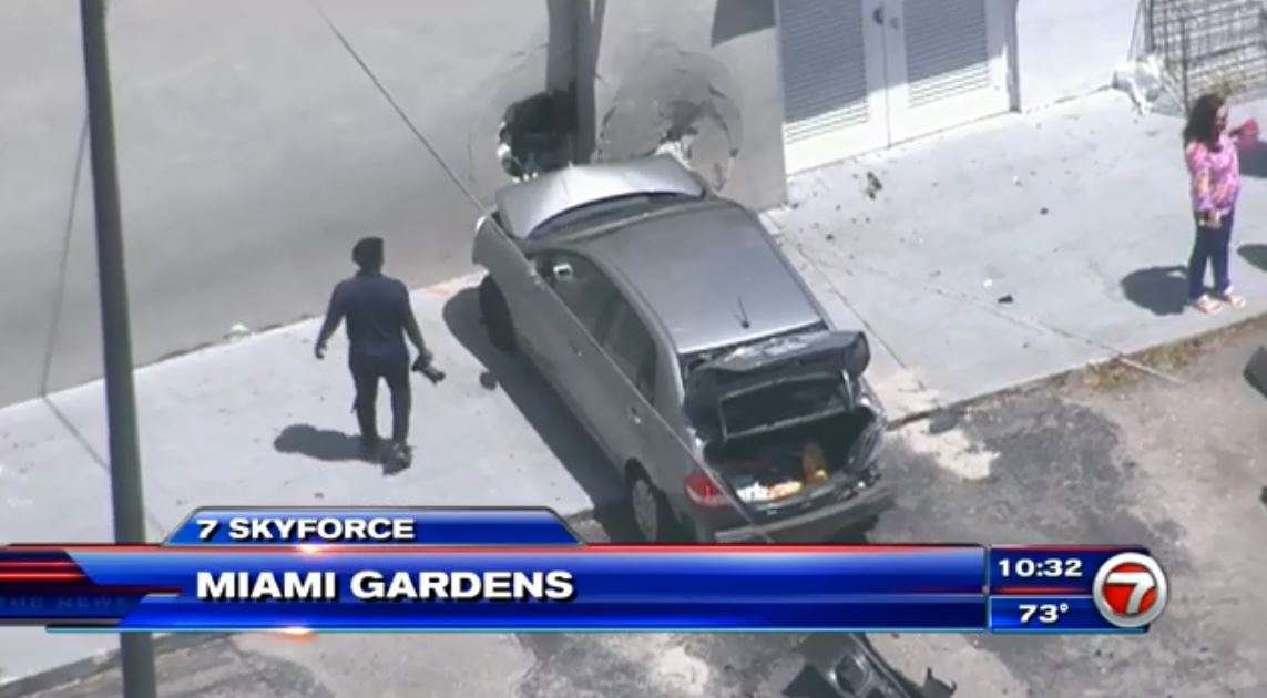 Car crashes into Miami Gardens daycare - WSVN 7News | Miami News ...