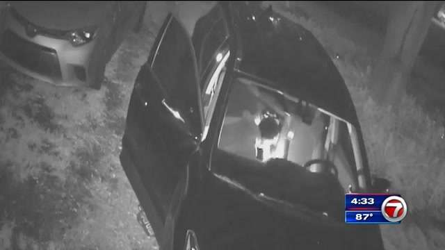 Police search for Miami Shores car burglar - WSVN 7News | Miami News ...