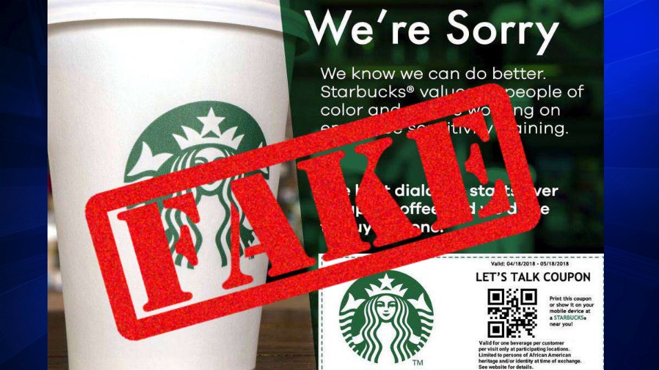 Fake Starbucks coupon with N-word circulating the internet – WSVN 7News ...