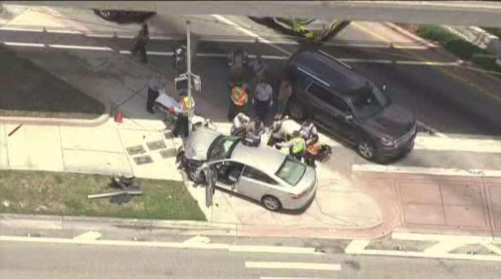 Several injured following car crash in South Miami WSVN 7News Miami