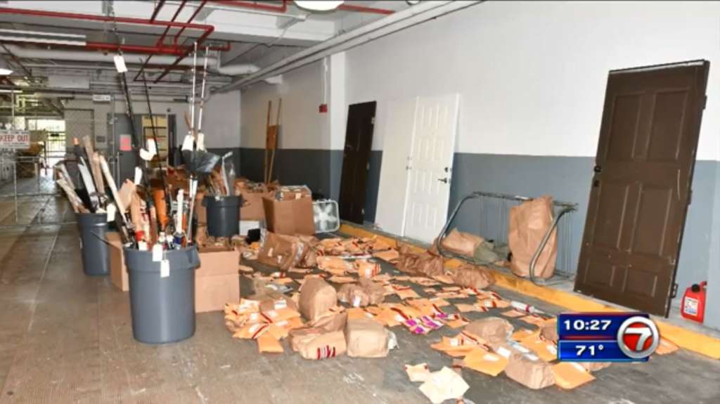 Flood of Trouble Hollywood Police evidence vault flooded with sewage