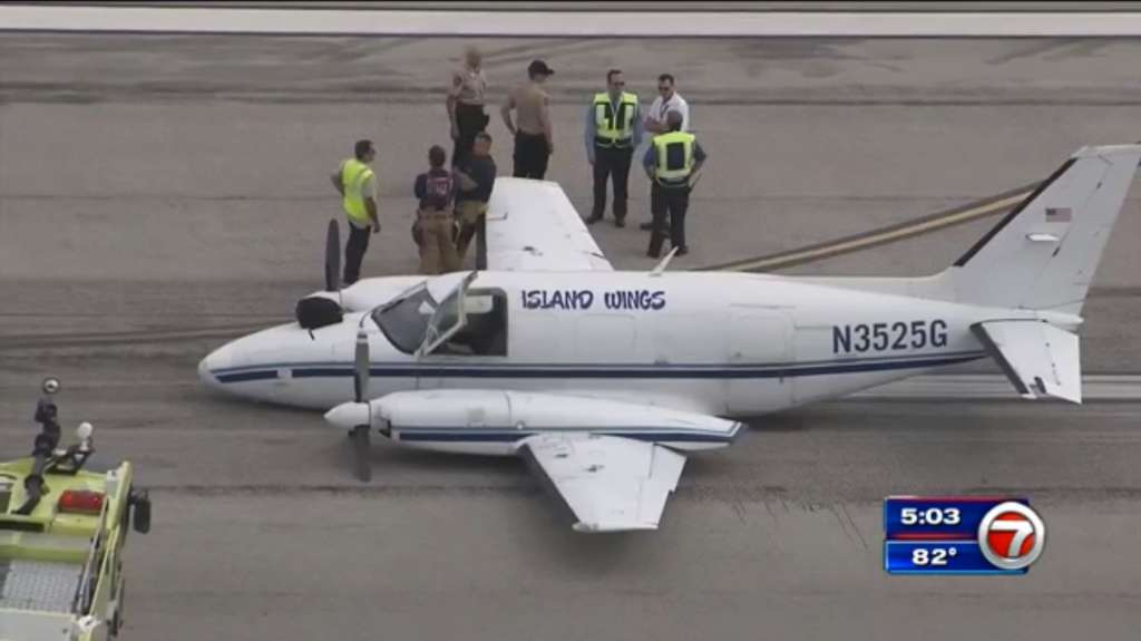 Pilot makes belly landing at Fort Lauderdale Executive Airport – WSVN ...