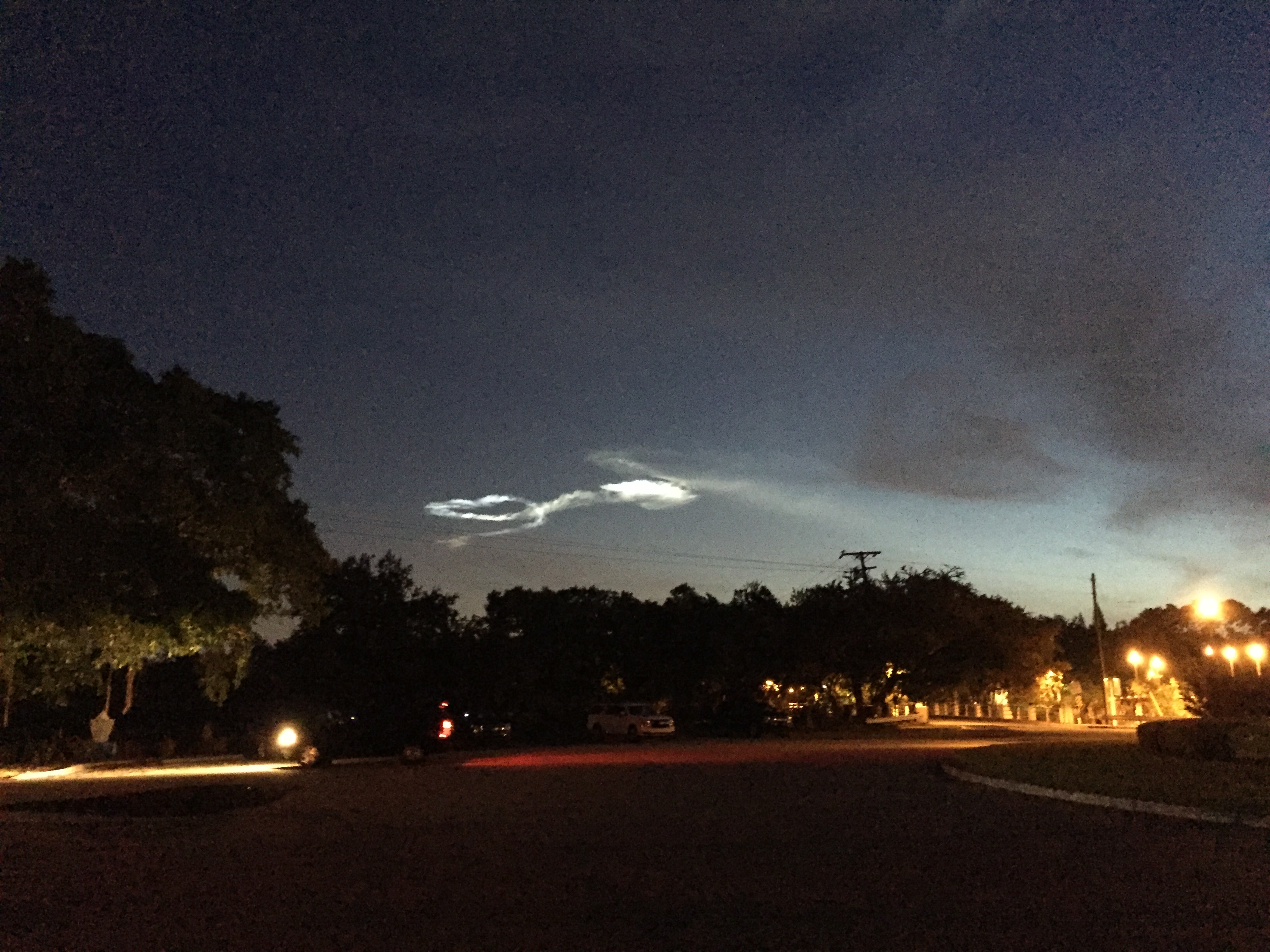 Lights in the skies over South Florida caused by SpaceX launch WSVN