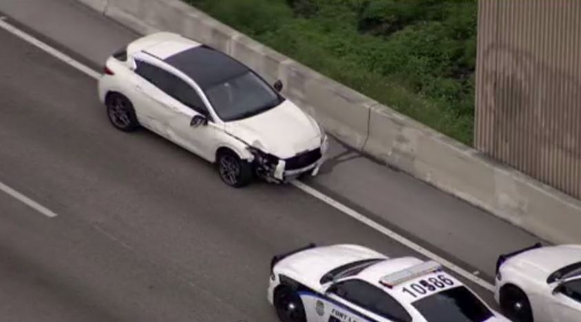 2 in custody after police chase ends on I-95 - WSVN 7News | Miami News ...