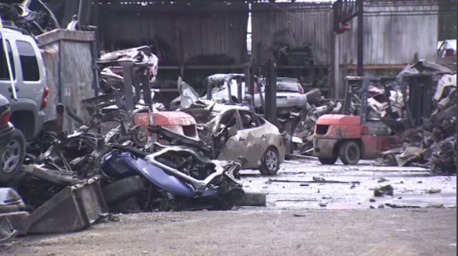 Fire breaks out at Opalocka junkyard WSVN 7News Miami News