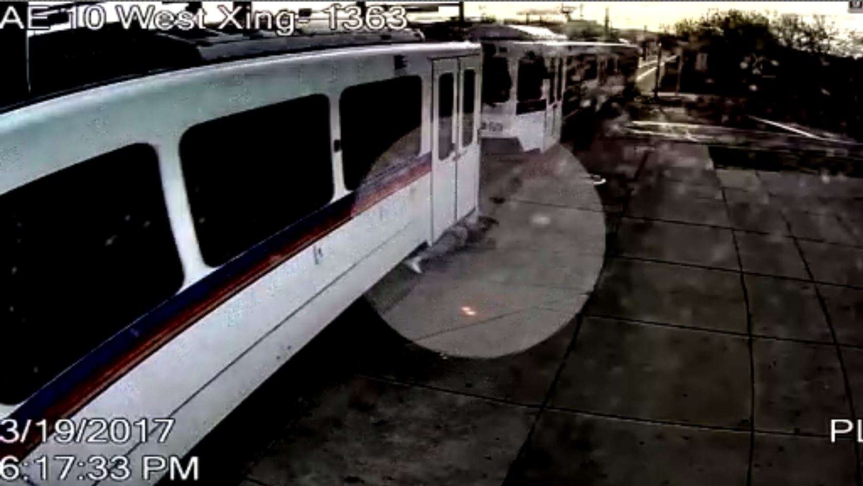 Video shows man surviving after being dragged by train in Denver - WSVN ...