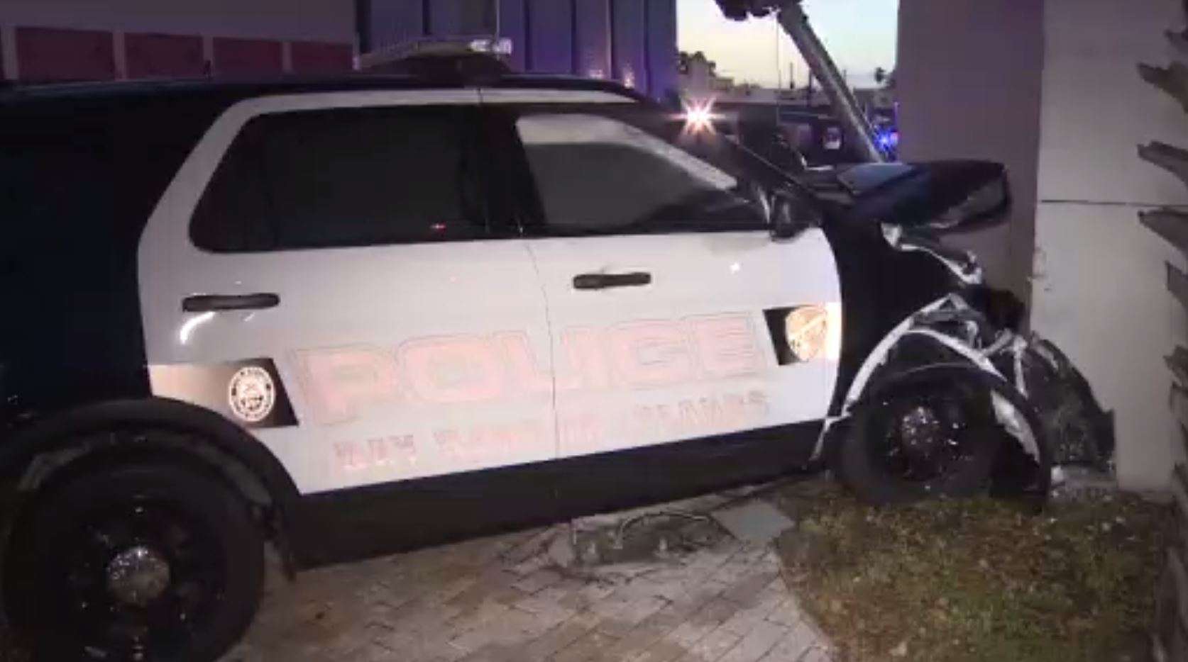 Officer injured in cruiser-involved crash in North Miami - WSVN 7News ...