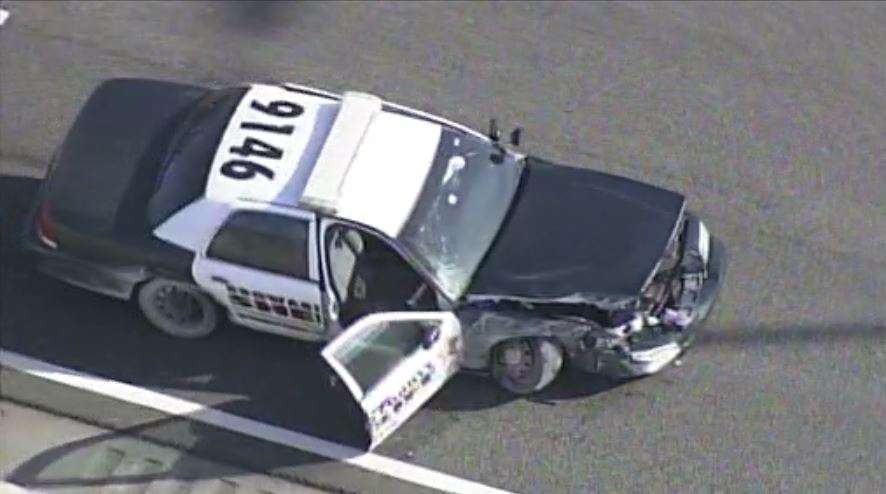 BSO deputy hospitalized after crash on I-595 - WSVN 7News | Miami News ...