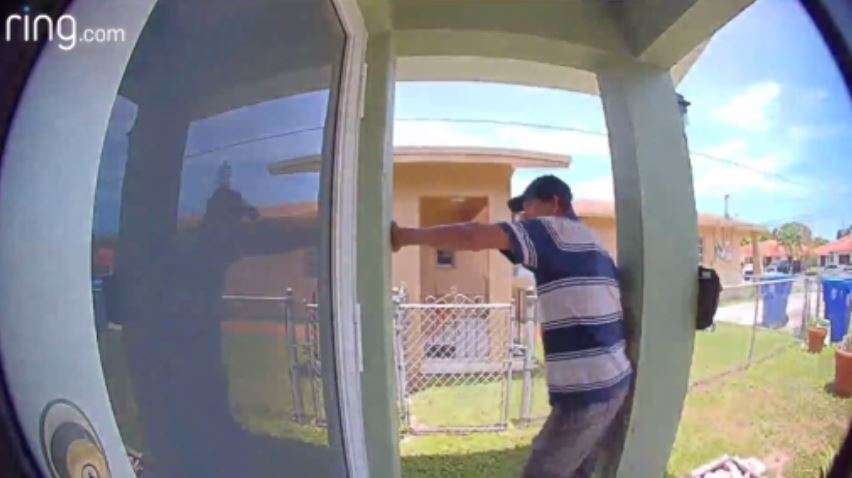 Surveillance captures man breaking into Miami home - WSVN 7News | Miami ...