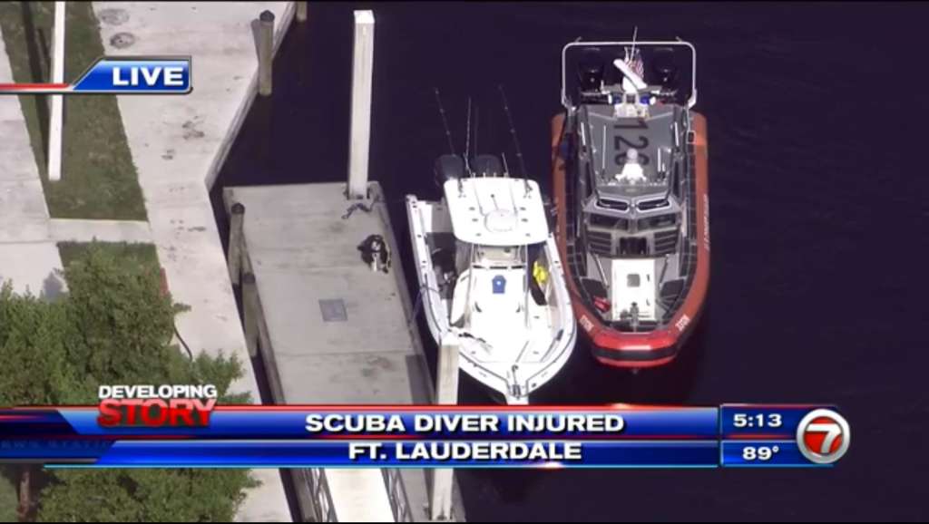 Scuba diver injured after being hit by boat while surfacing in Fort