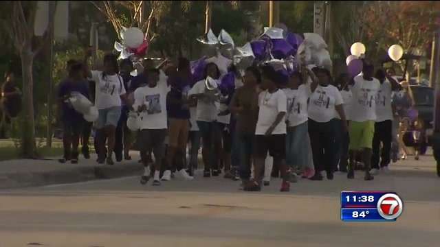 March held in honor of Pompano Beach woman killed in drive-by shooting ...