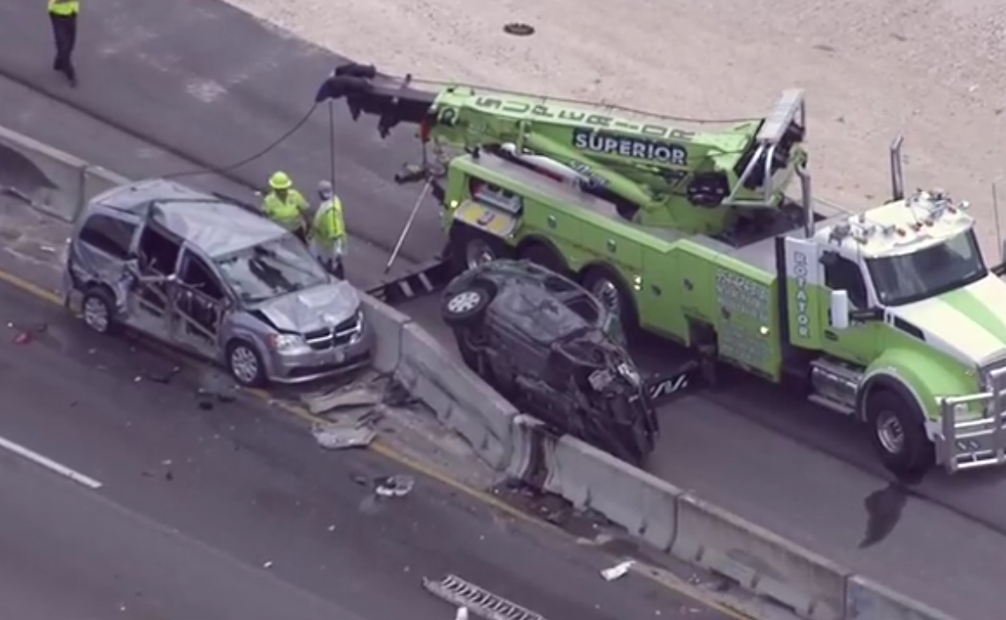 2 hospitalized after tractor-trailer crash on Turnpike in SW Miami-Dade ...