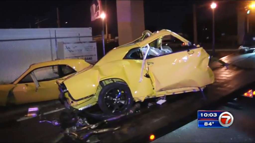 Dodge challenger crash test