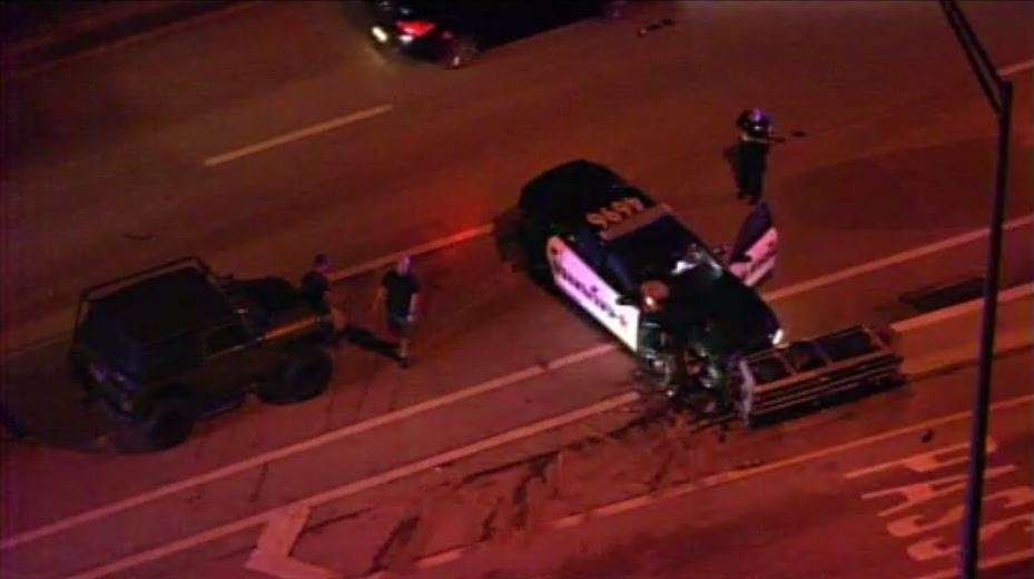 BSO deputy crashes into guardrail near Fort Lauderdale - WSVN 7News ...