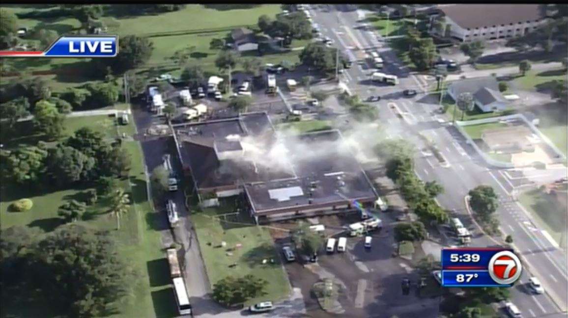MDFR units extinguish large blaze at Miami Gardens church - WSVN 7News ...