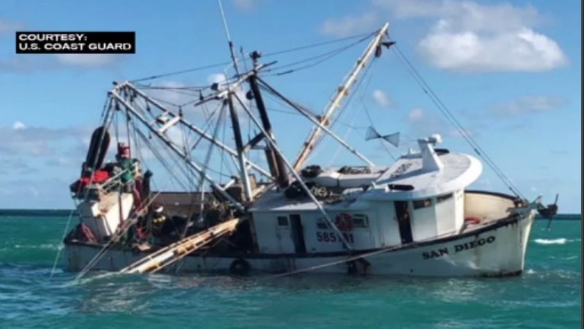4 Saved From Sinking Fishing Boat Near Key West Wsvn 7news Miami News Weather Sports Fort Lauderdale