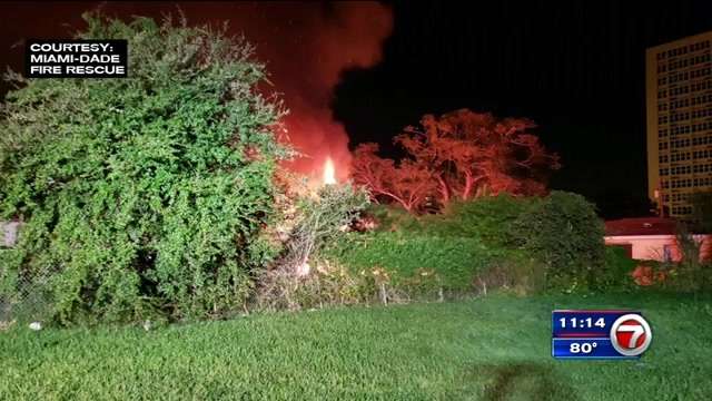 NW Miami-Dade home catches fire; no injuries - WSVN 7News | Miami News ...