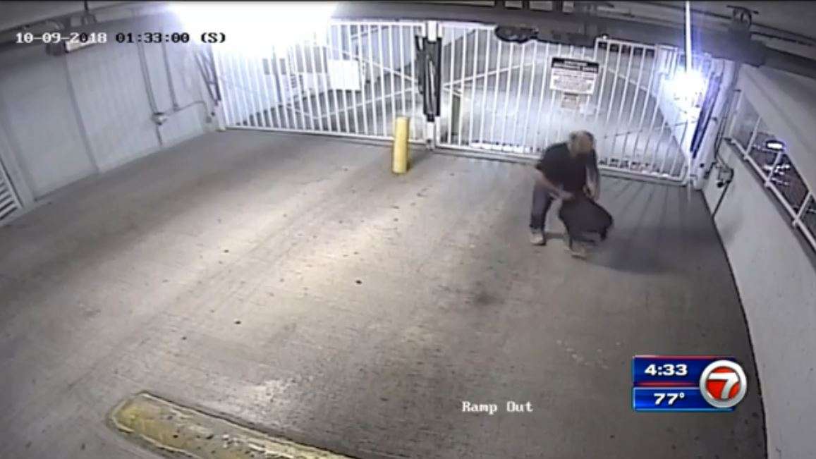 Surveillance captures man stealing car from Miami parking garage - WSVN ...