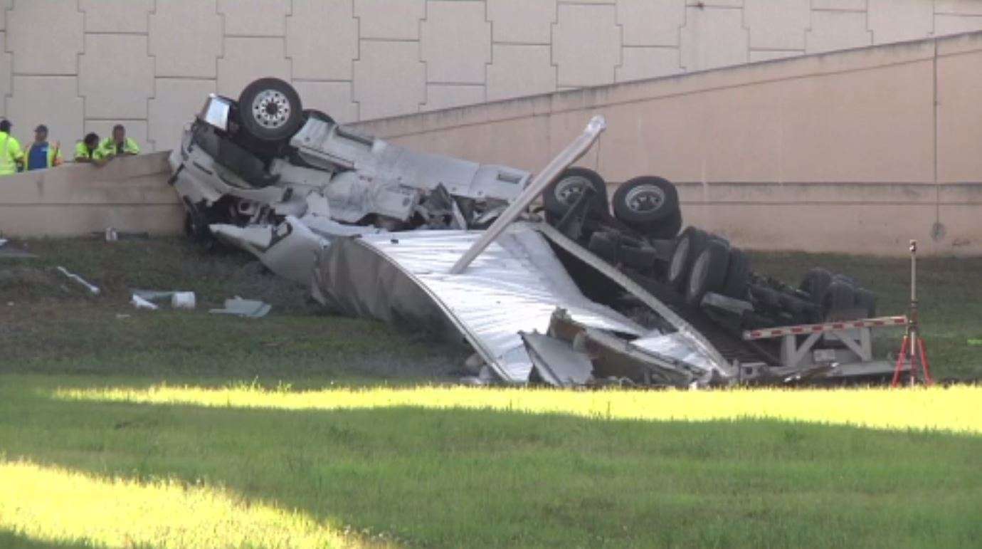 1 dead after tractor-trailer plunges off Florida Turnpike in Davie ...