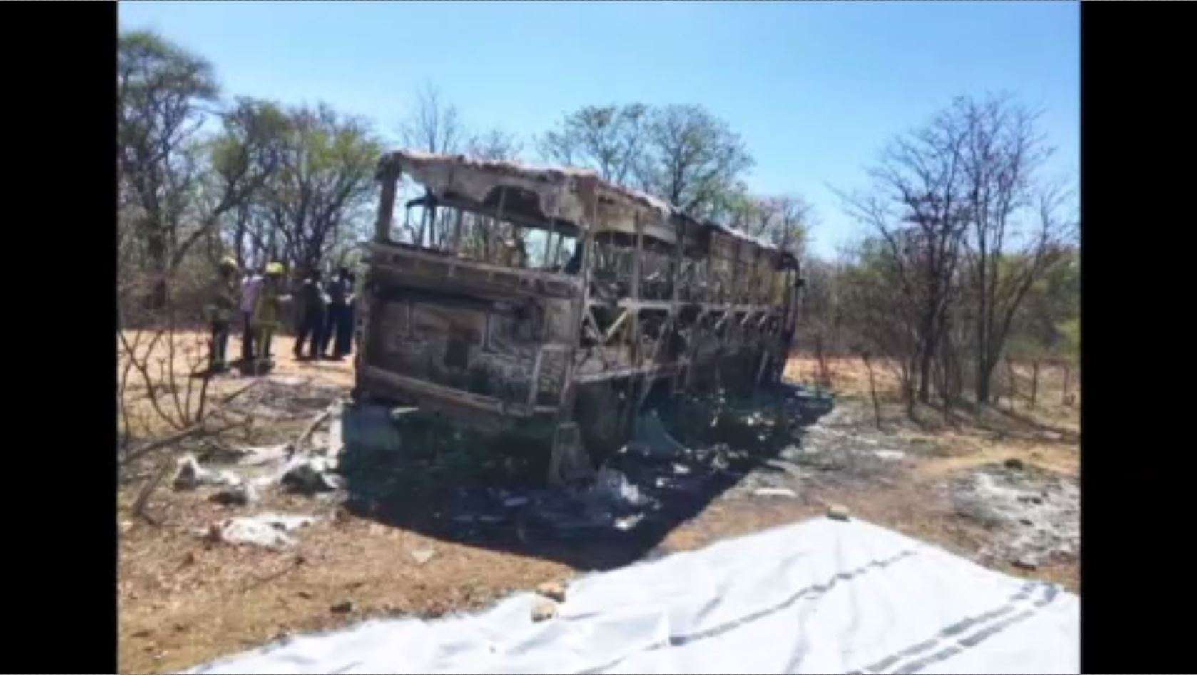 Passengers in Zimbabwe caught in bus fire; 40 killed - WSVN 7News ...