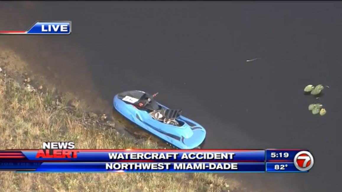Jet Ski rider killed in crash off Krome Ave in MiamiDade WSVN 7News