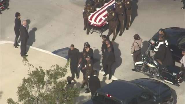 Hundreds gather for funeral of MDPD officer killed in ATV crash - WSVN ...