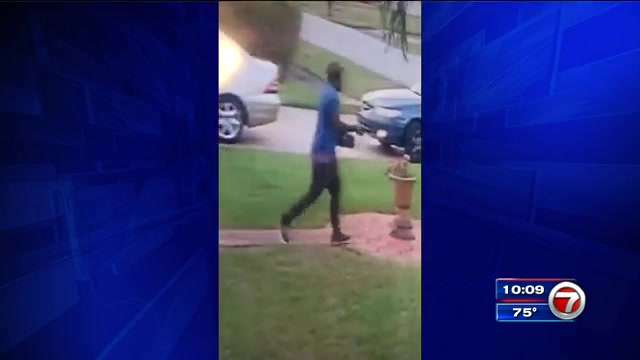 Video shows man swiping package from Plantation home - WSVN 7News ...
