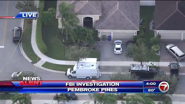 FBI agents conduct search at Pembroke Pines home - WSVN 7News | Miami ...