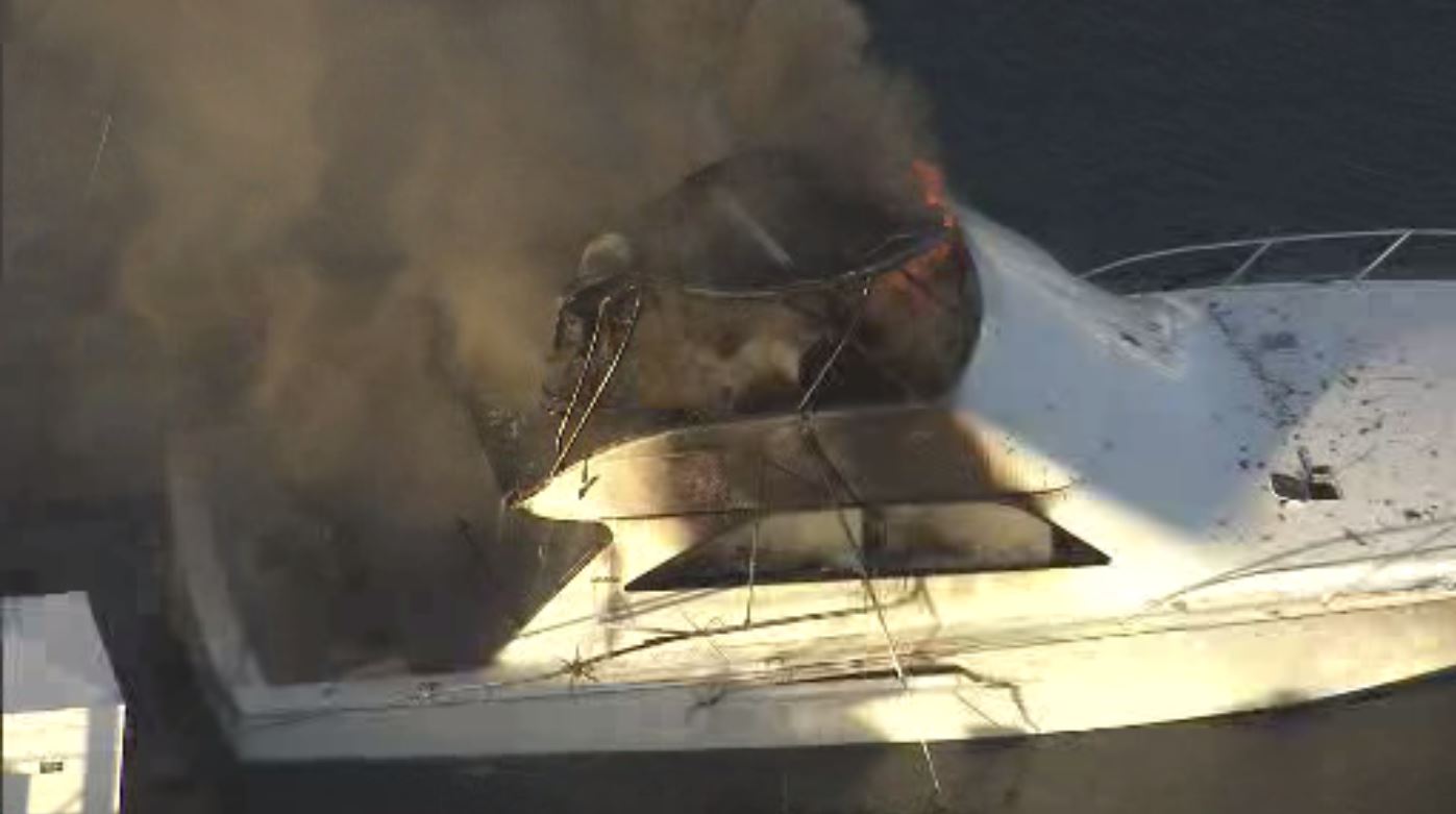 Man hurt after yacht catches fire in Fort Lauderdale WSVN 7News