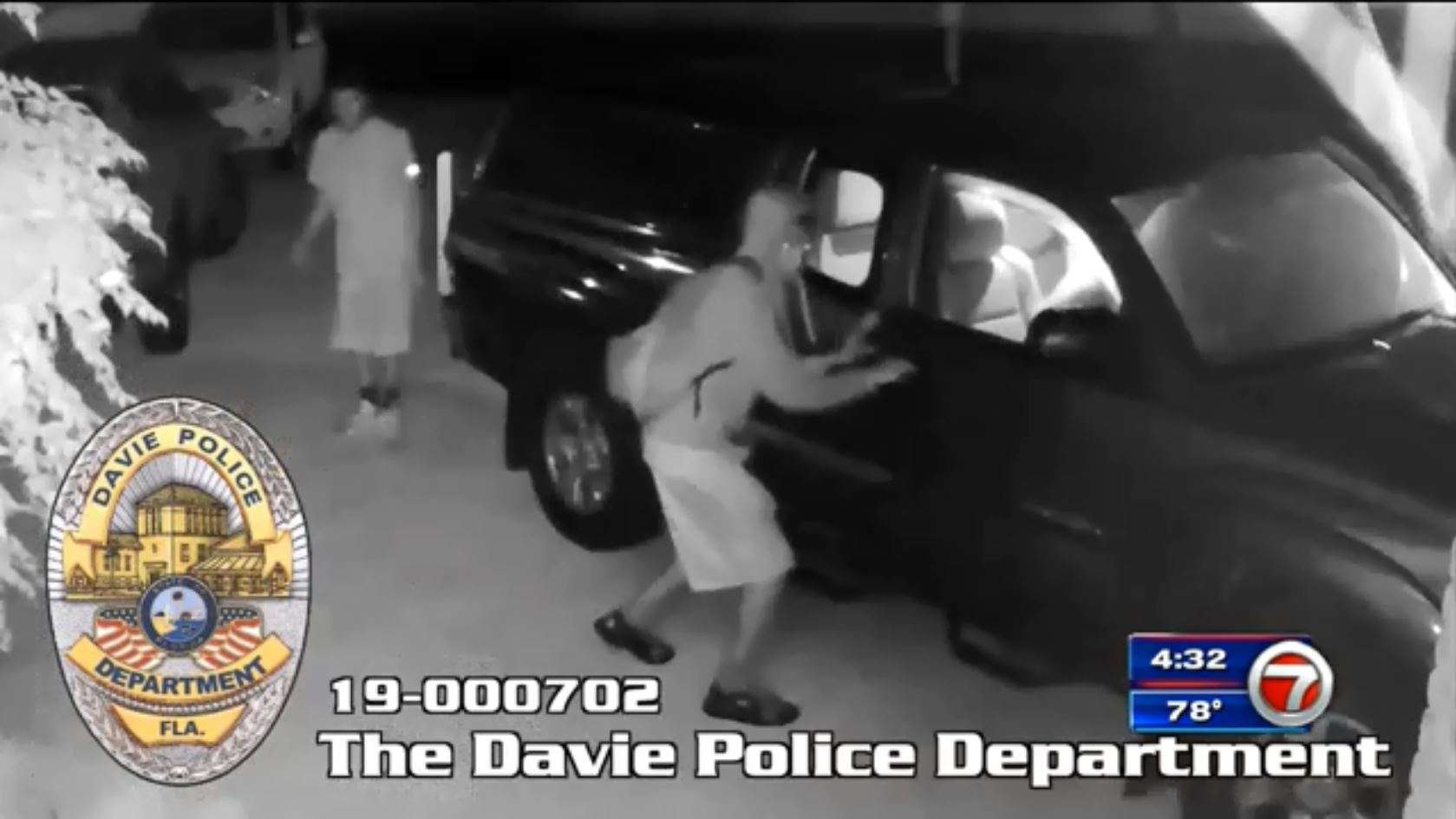 3 caught on camera burglarizing vehicles in Davie - WSVN 7News | Miami ...
