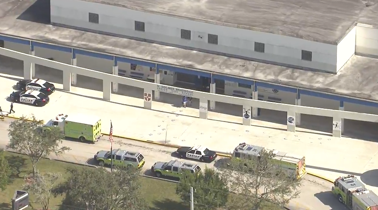 Fire rescue responds to pepper spray incident at G. Holmes Braddock