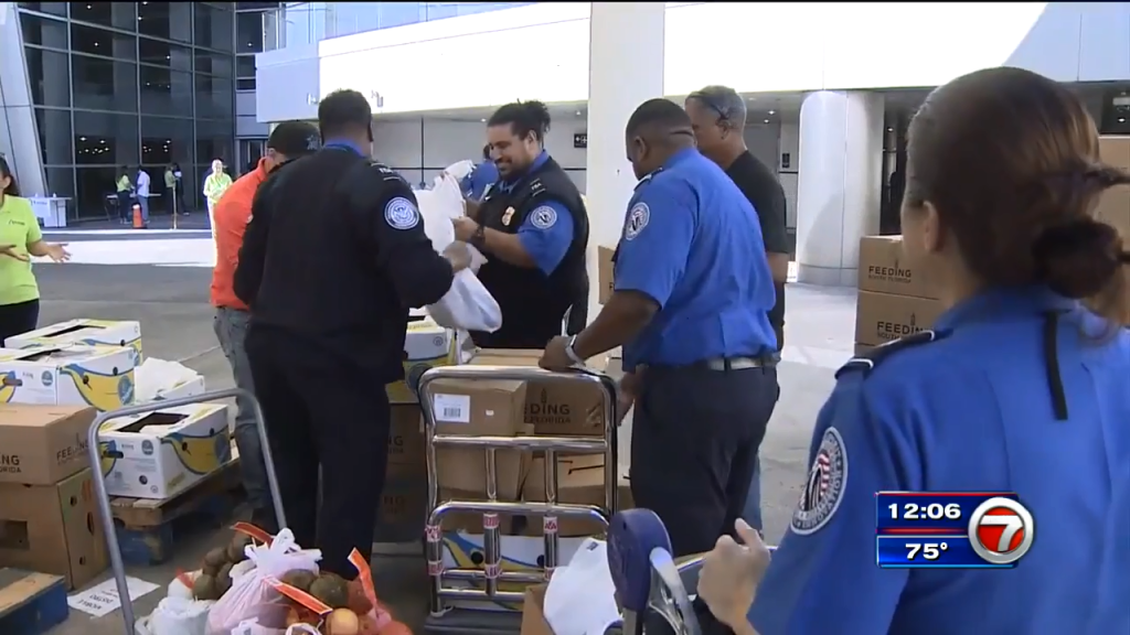 Feeding South Florida delivers to furloughed TSA employees at Miami