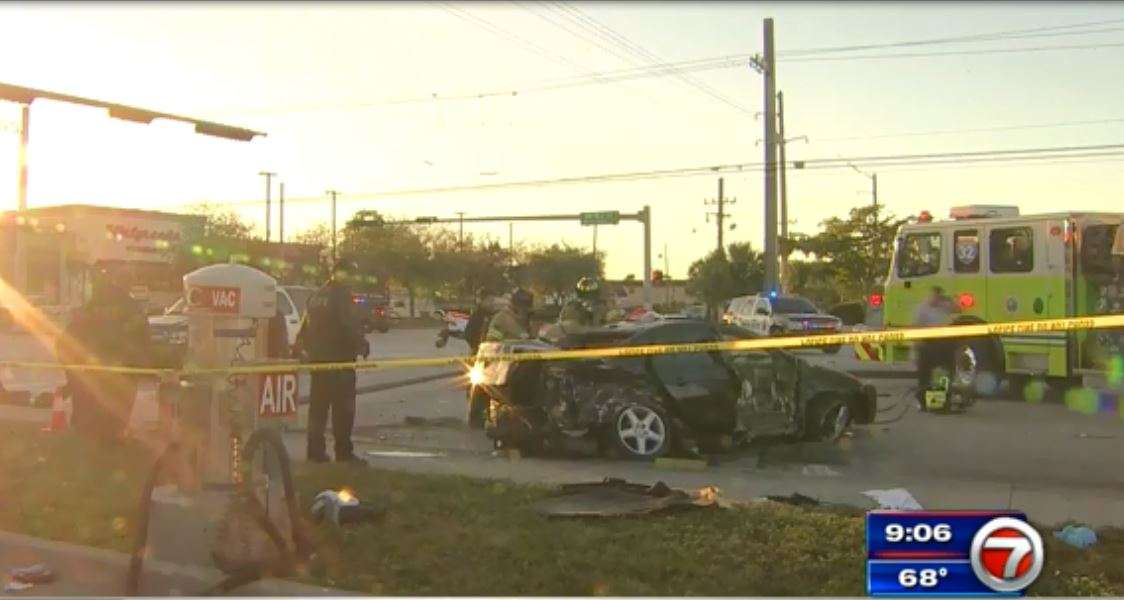 Miami Gardens crash sends 2 to the hospital - WSVN 7News | Miami News ...