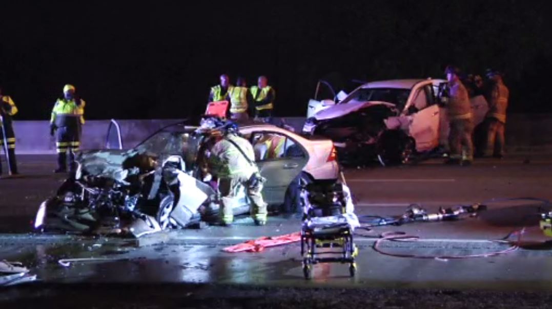2 Injured In Wrong Way Wreck Along The Palmetto Expressway Wsvn 7news