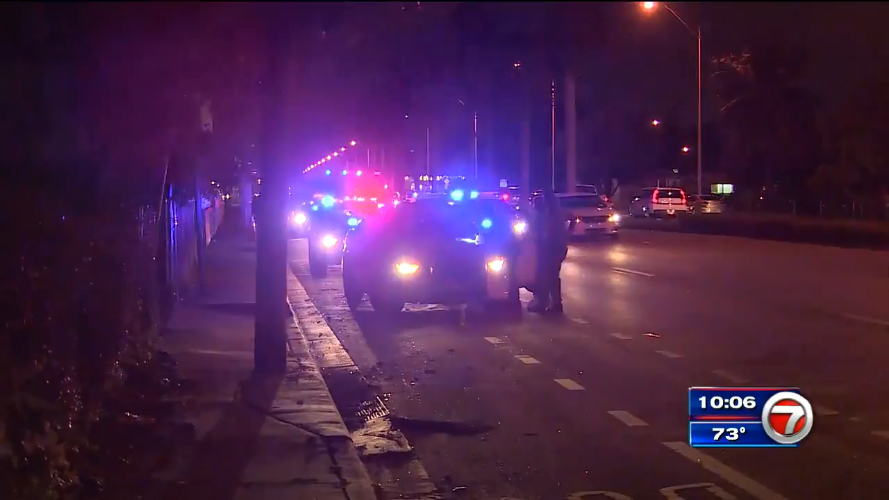 Officials: Driver hit Miami Police cruiser in NW Miami-Dade, did not ...