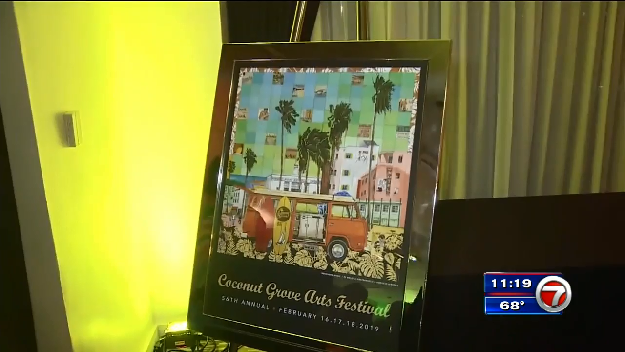 Coconut Grove Arts Festival poster revealed for 2019 WSVN 7News