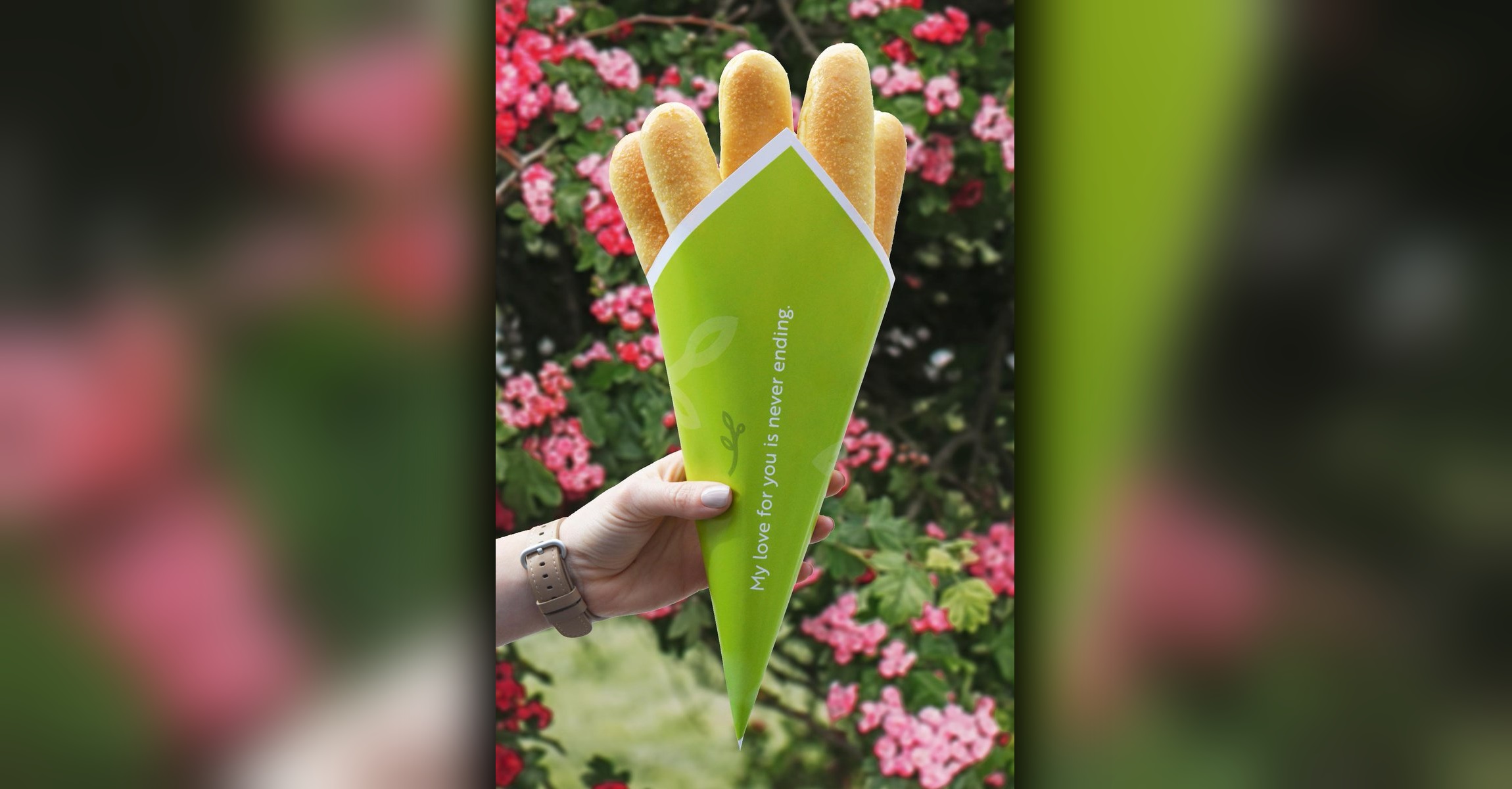 Olive Garden offering bouquet of bread sticks for Valentine’s Day