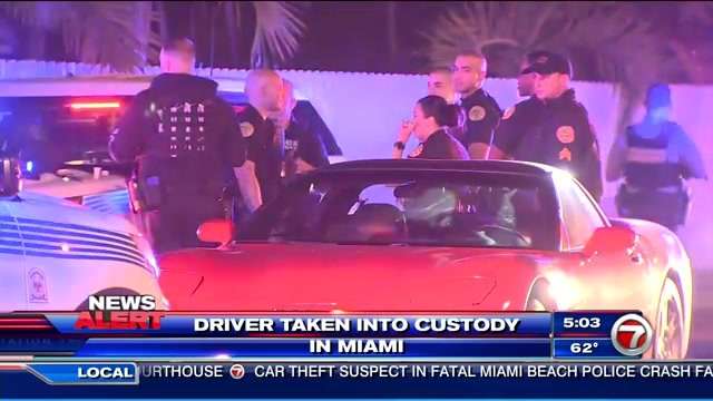 Man in custody after police chase in Miami-Dade - WSVN 7News | Miami ...