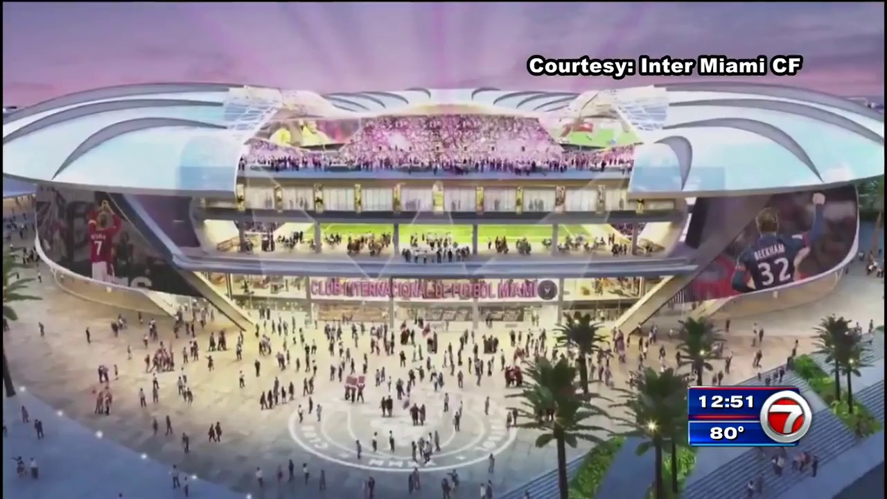Inter Miami Cf Release Proposed Renderings For New Miami Stadium Wsvn 7news Miami News Weather Sports Fort Lauderdale