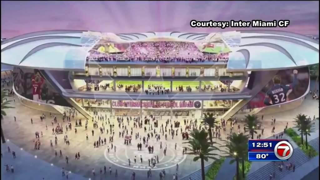 Inter Miami Cf Release Proposed Renderings For New Miami Stadium Wsvn 7news Miami News Weather Sports Fort Lauderdale