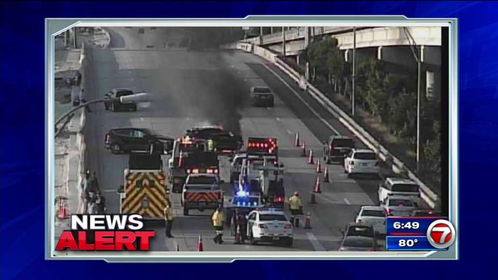 All northbound I95 lanes north of downtown Miami reopened after crash
